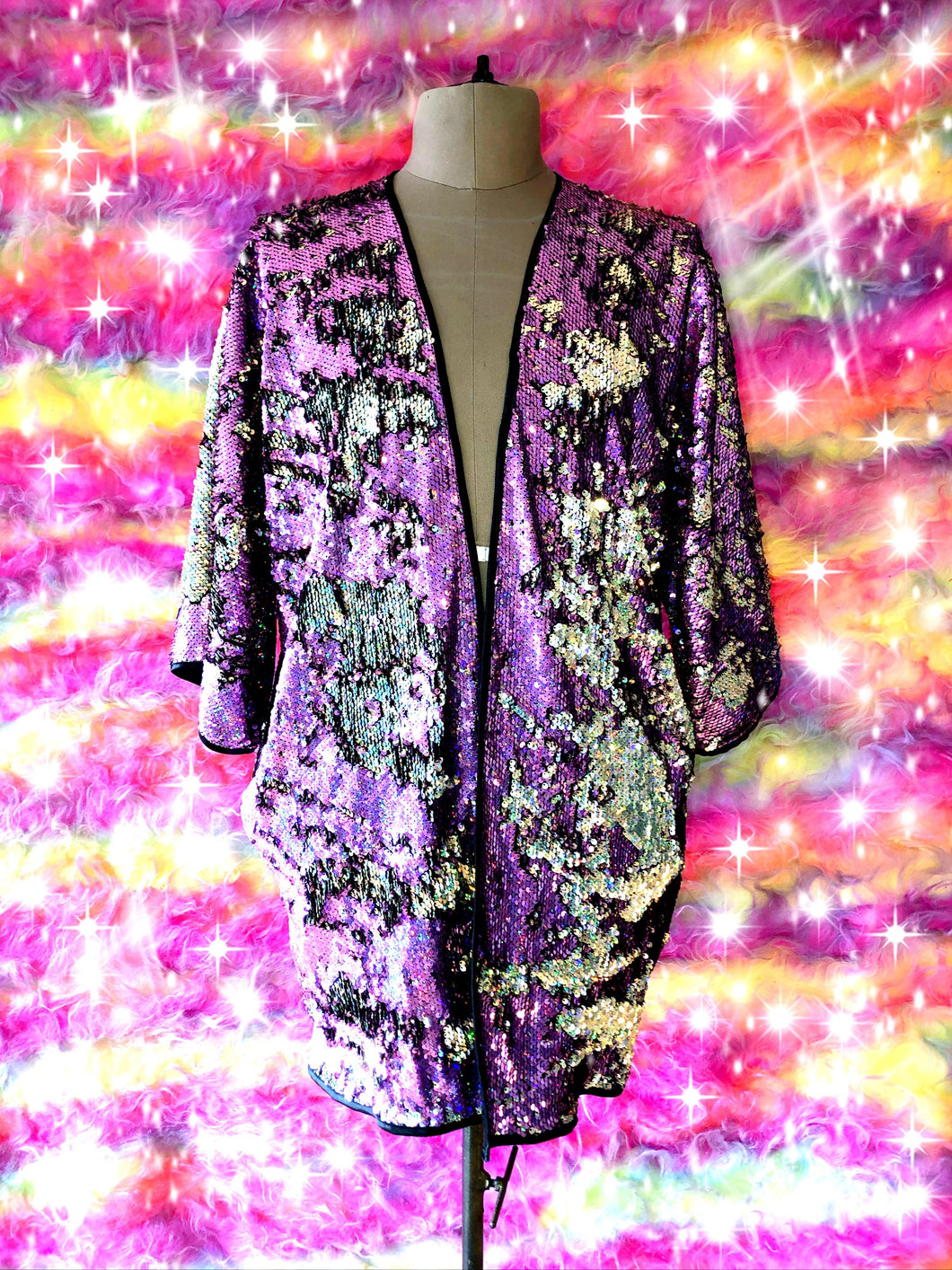 Lilac Dancing Queen Kimono