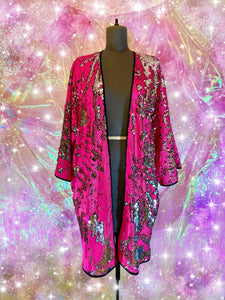 Hot Pink Dancing Queen Kimono