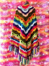 Cargar imagen en el visor de la galería, HANDMADE PONCHO YHRF